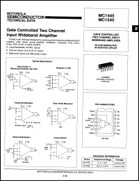 Click here to download MC1545L Datasheet