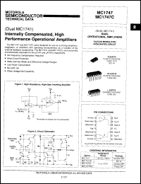 Click here to download MC1747CP2DS Datasheet