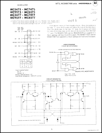 Click here to download MC7477F Datasheet