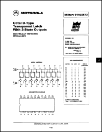 Click here to download SN74ALS573JS Datasheet