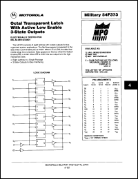 Click here to download 54F373M/B2AJC Datasheet