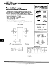Click here to download MC74HC162DR2 Datasheet