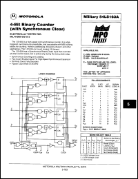 Click here to download SN74LS163AJD Datasheet