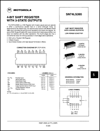 Click here to download SN74LS395JD Datasheet