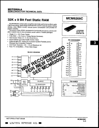 Click here to download MCM6205NP20 Datasheet