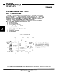 Click here to download MC6802NSPD Datasheet