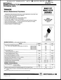 Click here to download MAC137-600 Datasheet