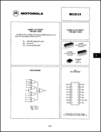 Click here to download MC10119PS Datasheet