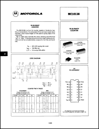 Click here to download MC10138PD Datasheet