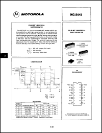 Click here to download MC10141LD Datasheet