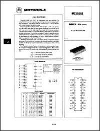 Click here to download MC10183PDS Datasheet