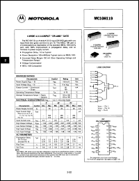 Click here to download MC10519F Datasheet