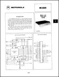 Click here to download MC10800L Datasheet