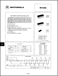 Click here to download MC14060BCLD Datasheet