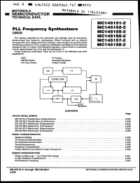 Click here to download MC145151L Datasheet