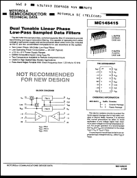 Click here to download MC145415L Datasheet