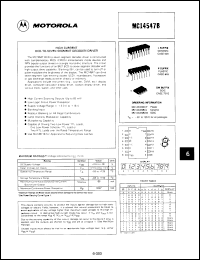 Click here to download MC14547BALD Datasheet