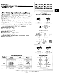 Click here to download MC35001BUD Datasheet