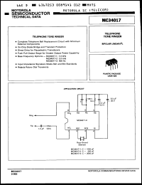 Click here to download MC34017-2P Datasheet