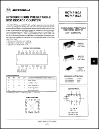 Click here to download MC74F162AJD Datasheet