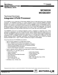 Click here to download MC68330FC16 Datasheet