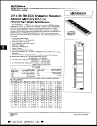 Click here to download MCM36204SG60 Datasheet