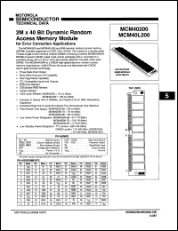 Click here to download MCM40L200AS70 Datasheet