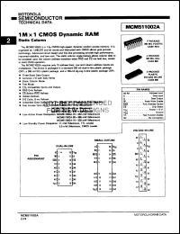 Click here to download MCM511002P10 Datasheet