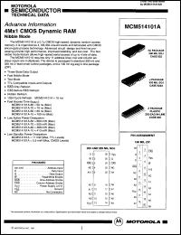 Click here to download MCM514101ANJ60 Datasheet