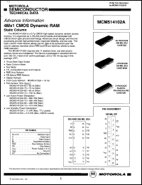 Click here to download MCM514102ANJ60R2 Datasheet