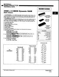 Click here to download MCM514258AJ10 Datasheet