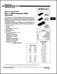 Click here to download MCM54101AZ60 Datasheet