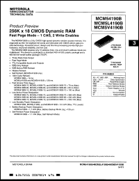 Click here to download MCM54190BJ10R Datasheet