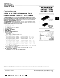Click here to download MCM5L4280BT80 Datasheet