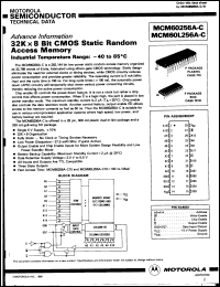 Click here to download MCM60256AFC10 Datasheet