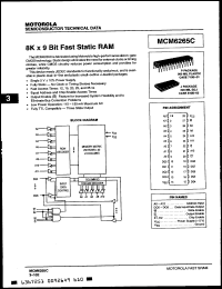 Click here to download MCM6265CNJ12 Datasheet