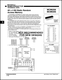 Click here to download MCM6269Z25 Datasheet