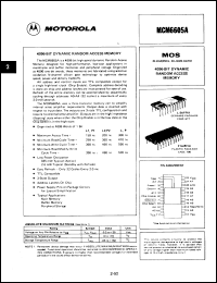 Click here to download MCM6605AP1 Datasheet