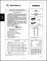 Click here to download MCM6664AP12 Datasheet