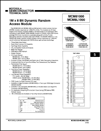 Click here to download MCM8L1000L70 Datasheet