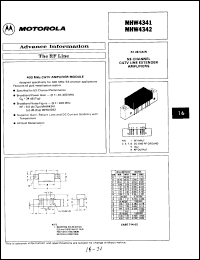 Click here to download MHW4341 Datasheet