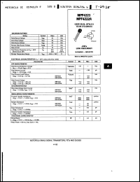 Click here to download MPF4222A Datasheet