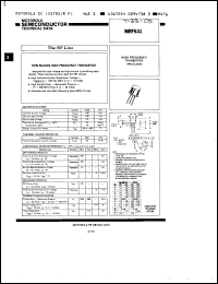 Click here to download MRF531 Datasheet