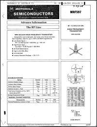 Click here to download MRF597 Datasheet