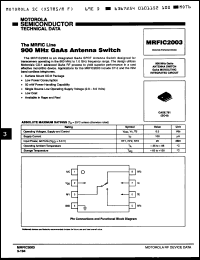 Click here to download MRFIC2003R2 Datasheet