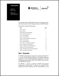 Click here to download XPC860TCZP50D4 Datasheet