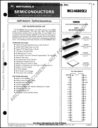 Click here to download MC146805E2 Datasheet