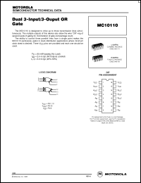 Click here to download MC10110 Datasheet