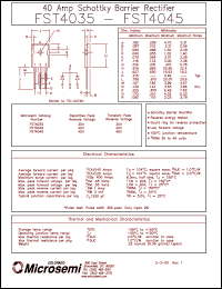 Click here to download FST4045 Datasheet