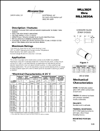 Click here to download MLL3822-1 Datasheet